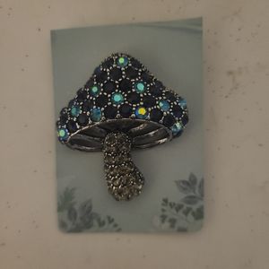 Mushroom Brooch